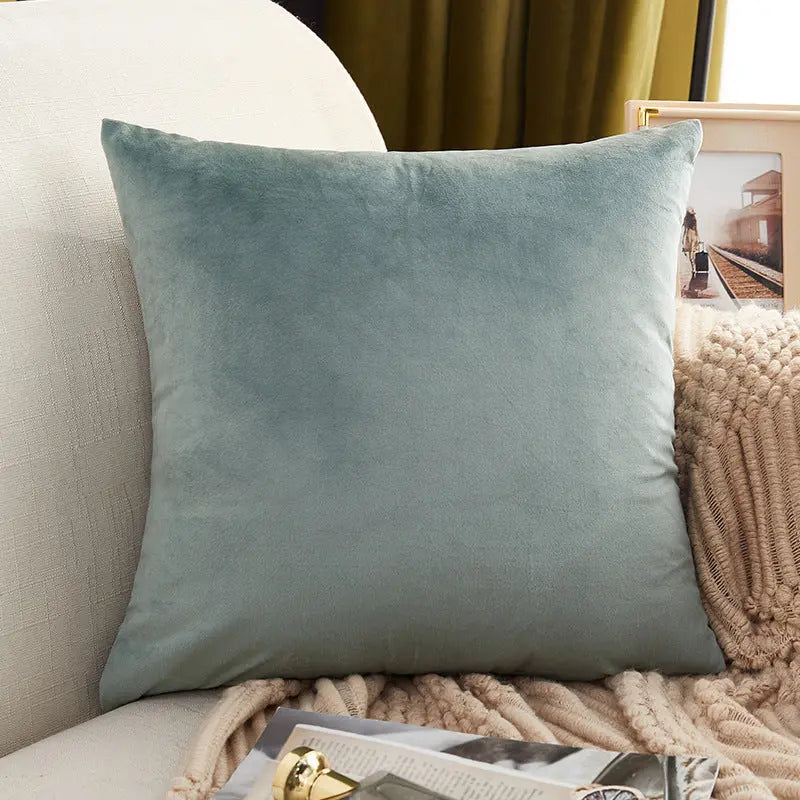 Housse de Coussin Douceur MARE와 Matcha Green-45x45cm Pillow Case