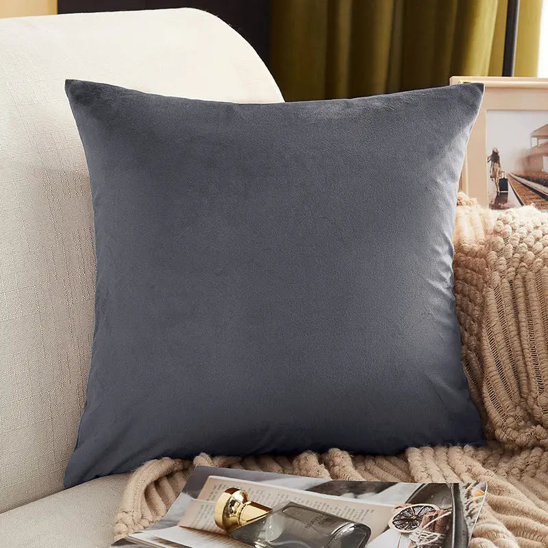 Housse de Coussin Douceur MARE와 Smoky Gray-45x45cm Pillow Case