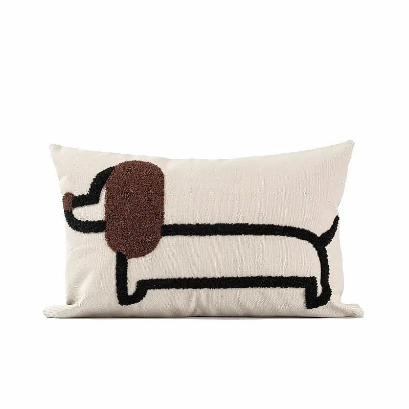 Housse de Coussin Enfant VELOX Dog Brown Rectangular 30x50-Pillowcase