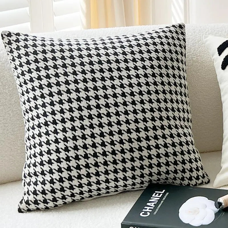Housse de Coussin Enfant VELOX Houndstooth 45x45-Pillowcase