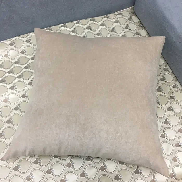 Housse de Coussin Européen Style AXORA Beige Solid Color-45x45cm Without Core
