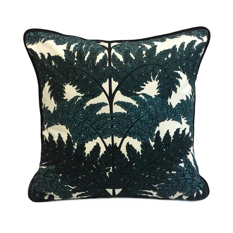 Housse de Coussin Flanelle TIGO Dark green-45x45cm