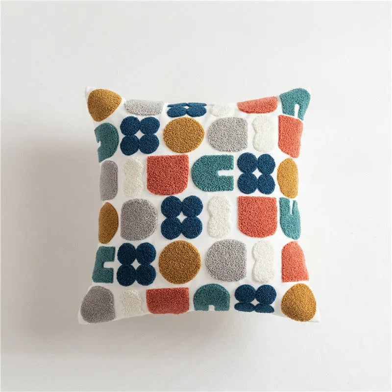 Housse de Coussin Géométrique BAKLU as shown-H-45x45cm