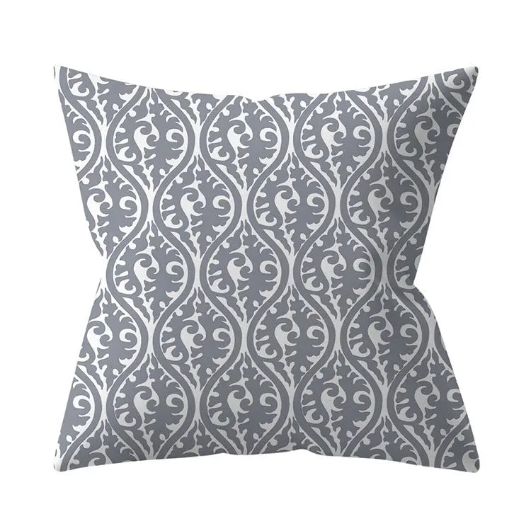 Housse de Coussin Géométrique SILVΞR 27 Style-45x45cm