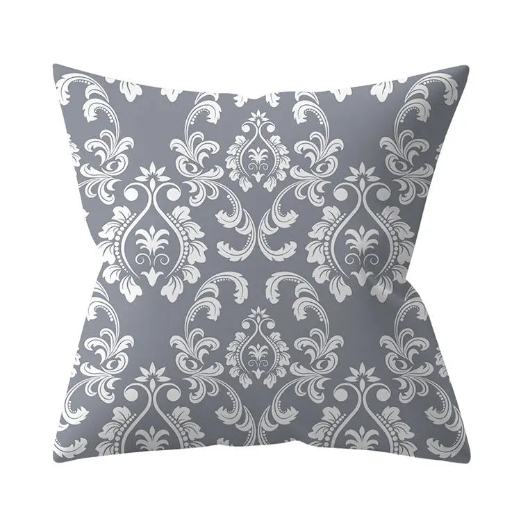 Housse de Coussin Géométrique SILVΞR 28 Style-45x45cm