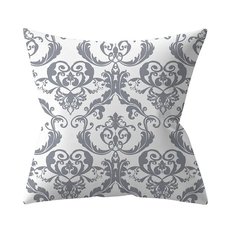 Housse de Coussin Géométrique SILVΞR 30 Style-45x45cm