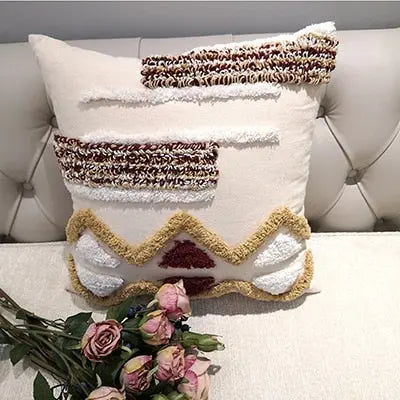 Housse de Coussin Géométrique LINARAQ 2 style