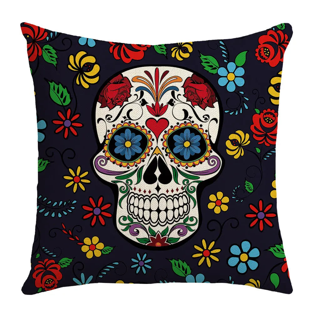 Housse de Coussin Halloween Gothique PIRANTA Style 1-45X45cm Without Core