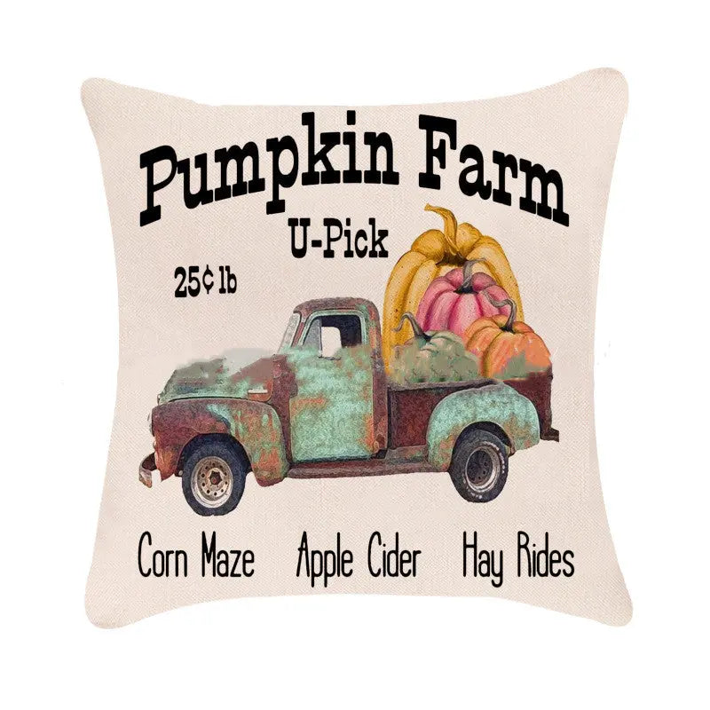Housse de Coussin Halloween LINOSO H-45to45