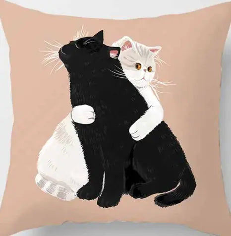Housse de Coussin Imprimé ZIGRA 45 × 45 Single sided-Cat5