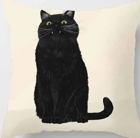 Housse de Coussin Imprimé ZIGRA 45 × 45 Single sided-Cat9