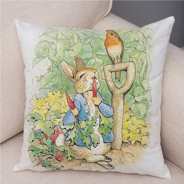 Housse de Coussin Lapin Pascal 8 Colors-45 X45cm Without Pillow