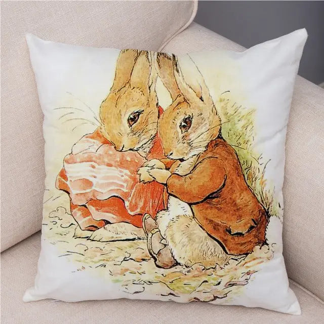 Housse de Coussin Lapin Pascal 14 Colors-45 X45cm Without Pillow