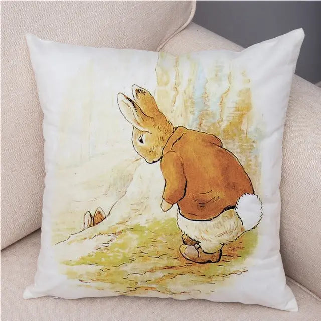 Housse de Coussin Lapin Pascal 15 Colors-45 X45cm Without Pillow
