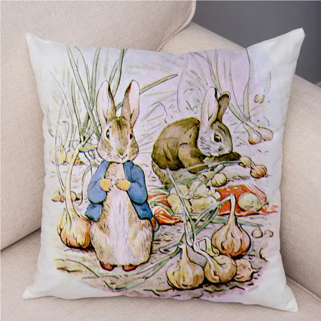 Housse de Coussin Lapin Pascal 21 Colors-45 X45cm Without Pillow