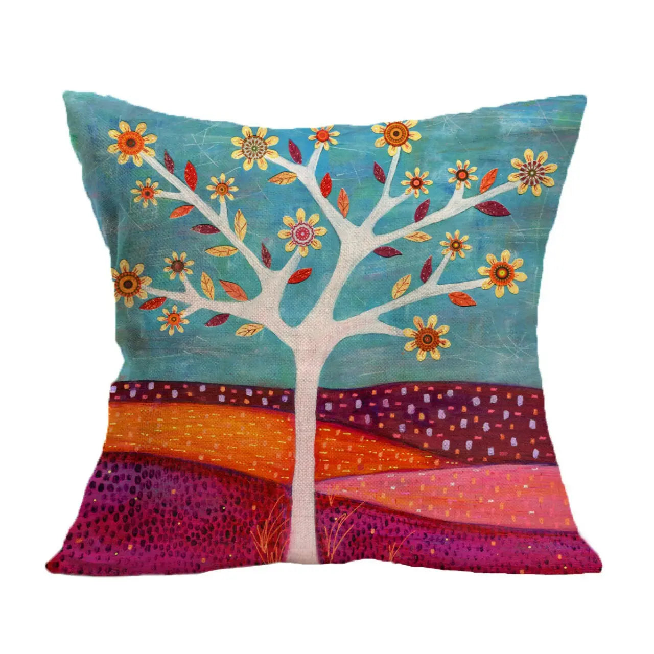 Housse de Coussin Lin Méditerranéen TOTONI 2-45*45cm