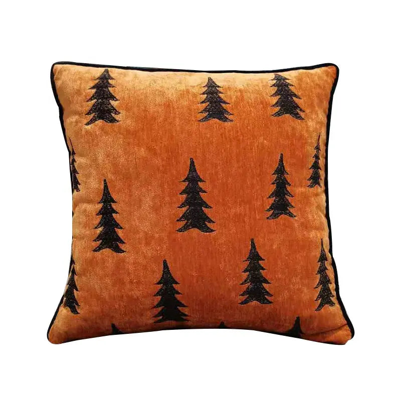 Housse de Coussin Luxe Brodé PINE 2 Style-Pillow core