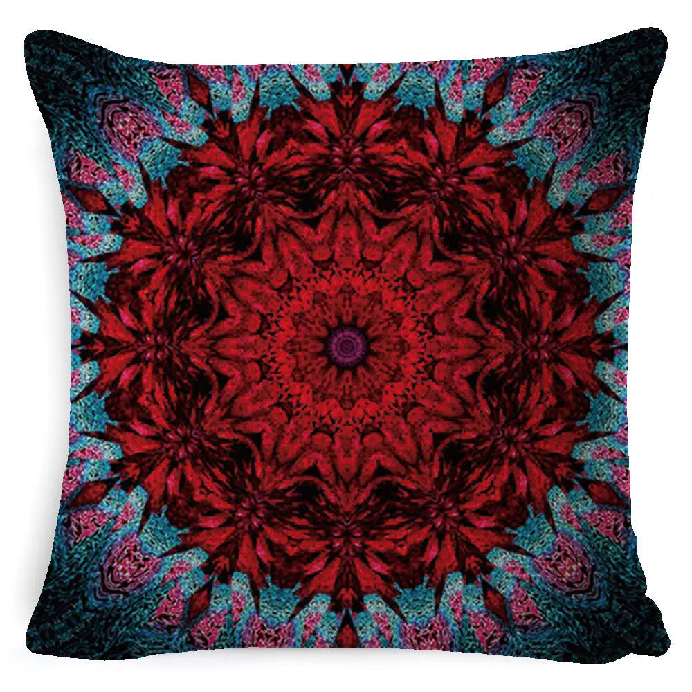 Housse de Coussin Mandala Rétro BOHO Style Fifteen-45x 45 Pillowcase