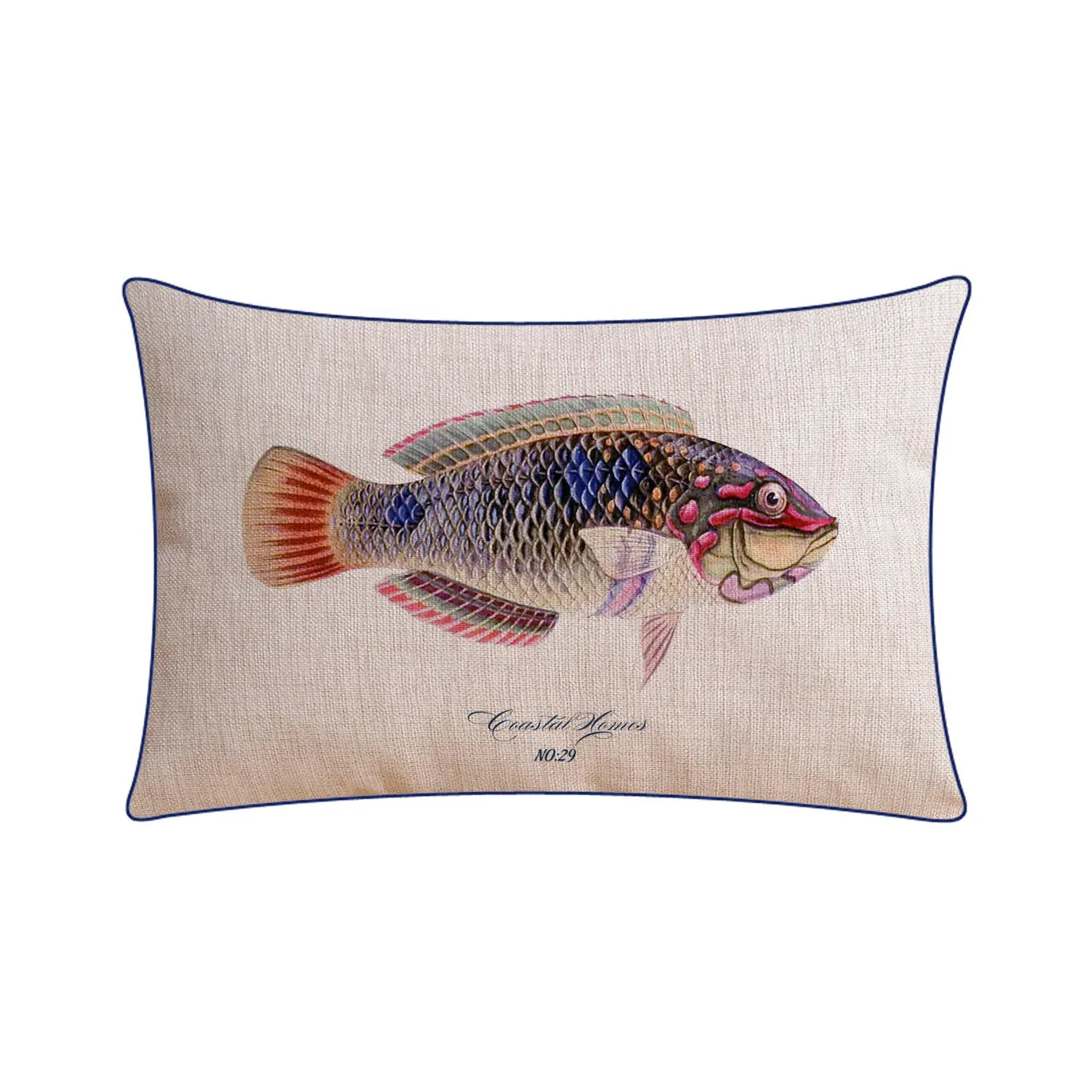 Housse de Coussin Marine ETOILE XH0085 Long-30x50cm Without Core