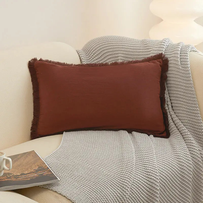 Housse de Coussin Moderne Alora Truffle Brown-45X45cm