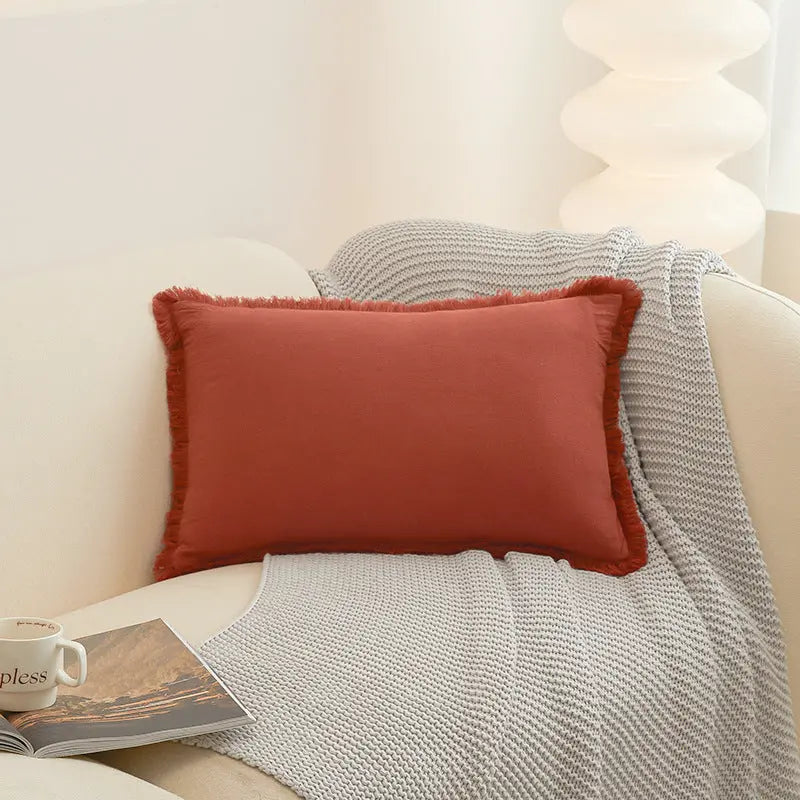 Housse de Coussin Moderne Alora Rust Orange-30X50cm