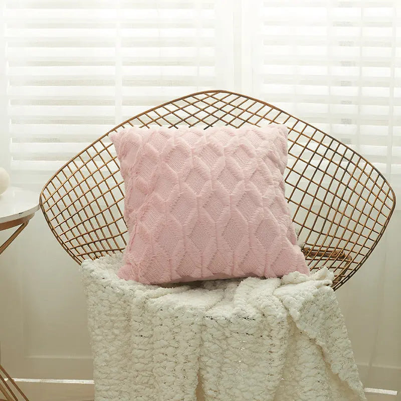 Housse de Coussin Moderne NALIO 30x50cm-Light Pink-1PCS