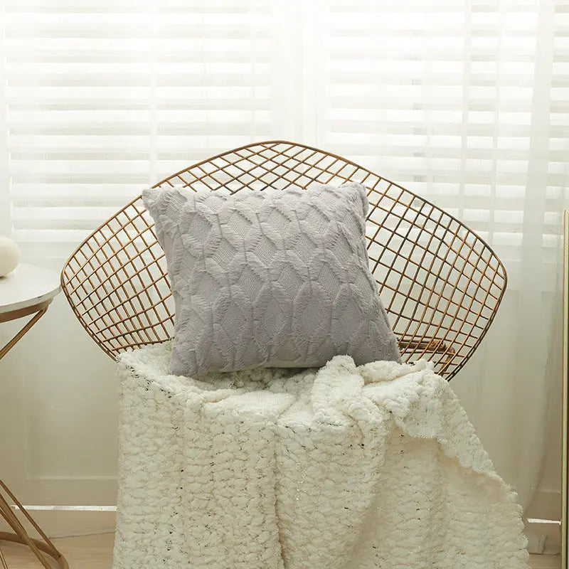 Housse de Coussin Moderne NALIO 30x50cm-Gray-1PCS