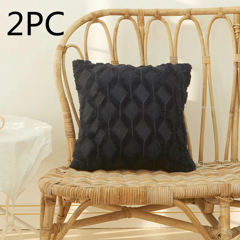 Housse de Coussin Moderne NALIO 30x50cm-Dark Blue-2PCS