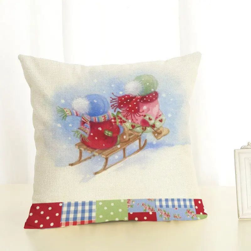 Housse de Coussin Noël Luxe COZYDECO E-45x45cm