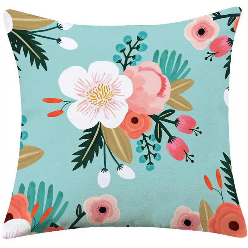 Housse de Coussin Pastoral COTLINEN 1 Style-45x45cm-Pillow case without core