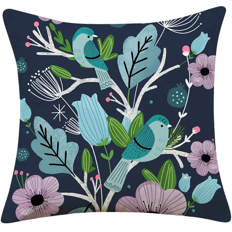 Housse de Coussin Pastoral COTLINEN 12 Style-45x45cm-Pillow case without core