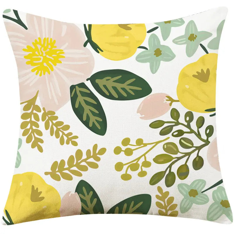 Housse de Coussin Pastoral COTLINEN 15 Style-45x45cm-Pillow case without core