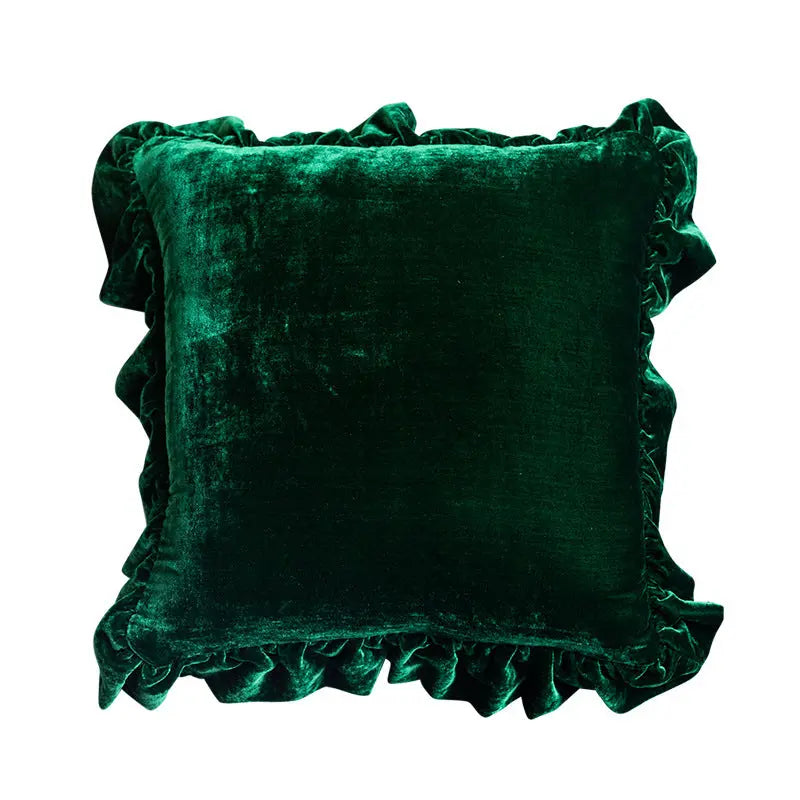 Housse de Coussin Satin Serein Green -30x50 Coreless
