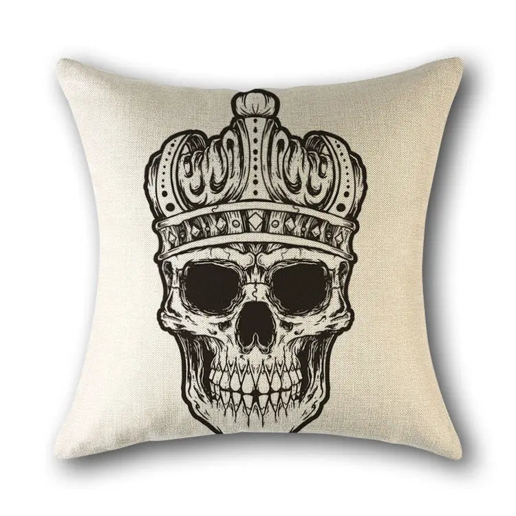 Housse de Coussin Scandinave SKULLFRAB 8 style-45x45cm