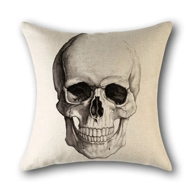 Housse de Coussin Scandinave SKULLFRAB 10 style-45x45cm