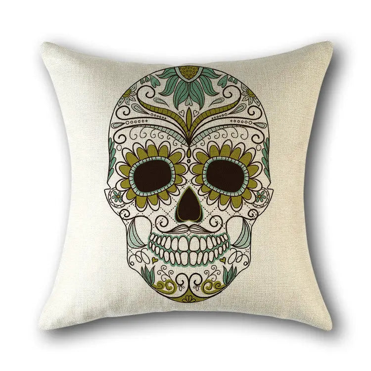 Housse de Coussin Scandinave SKULLFRAB 11 style-45x45cm