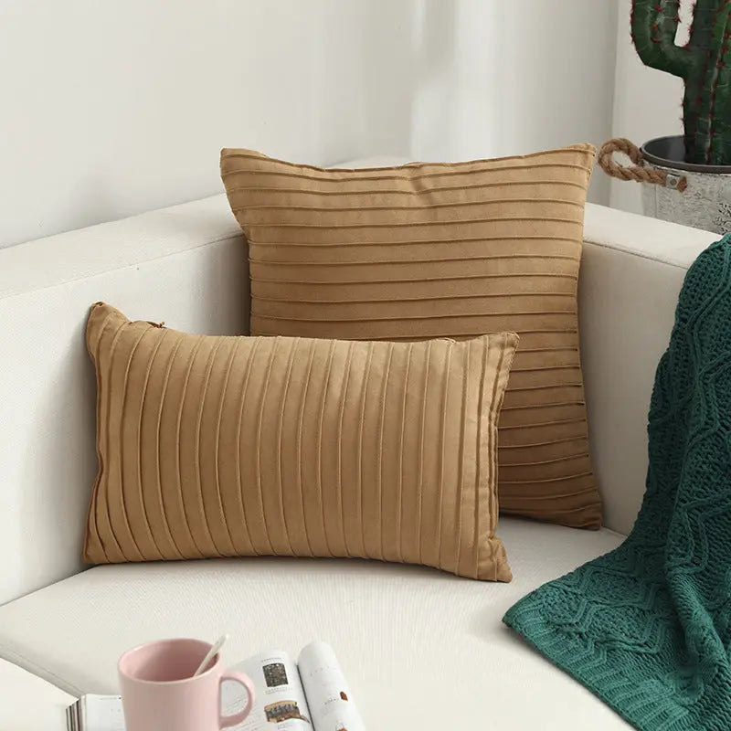Housse de Coussin Suède Nordic VEIA E-45x45cm with pillow core