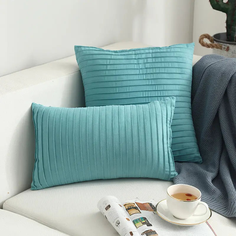 Housse de Coussin Suède Nordic VEIA F-45x45cm with pillow core