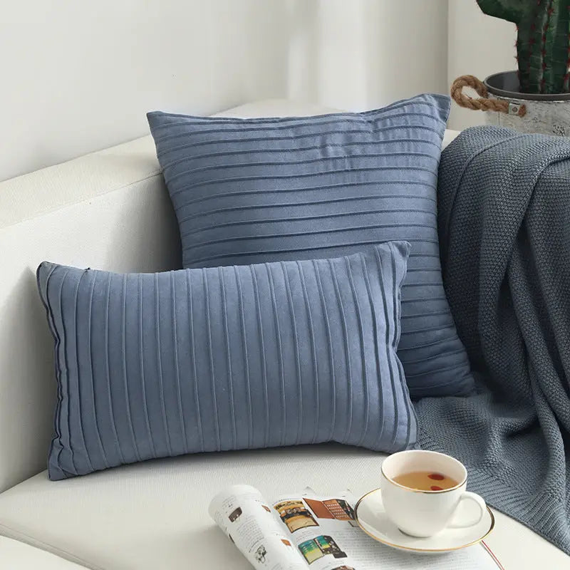 Housse de Coussin Suède Nordic VEIA O-30x50cm