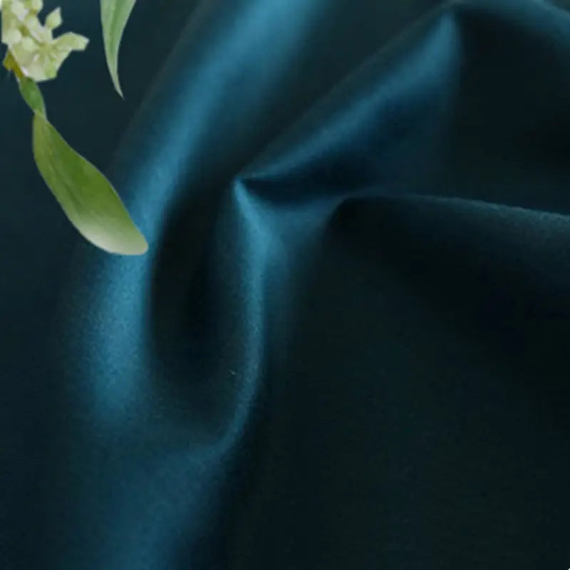 Housse de Coussin Tencel Confort STALIA Dark Blue-55 X55CM Without Core