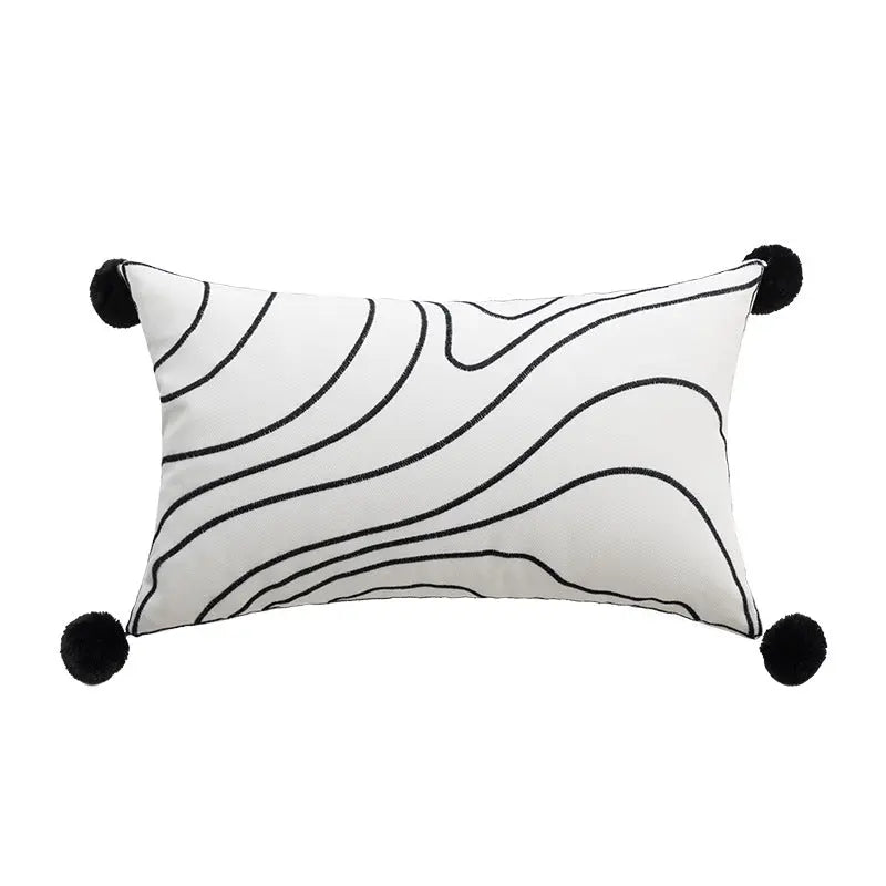 Housse de Coussin Tigre Embroidery PILO Terrace-30x50cm