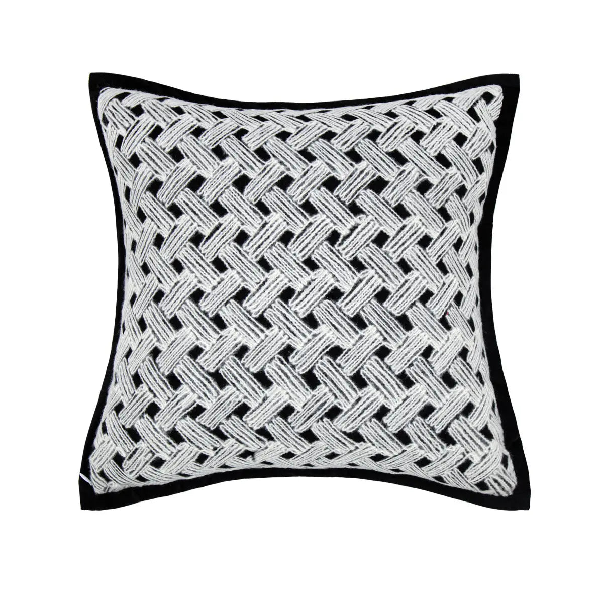 Housse de Coussin Velours ARTIFLEX Jacquard knitted mesh-45x45cm