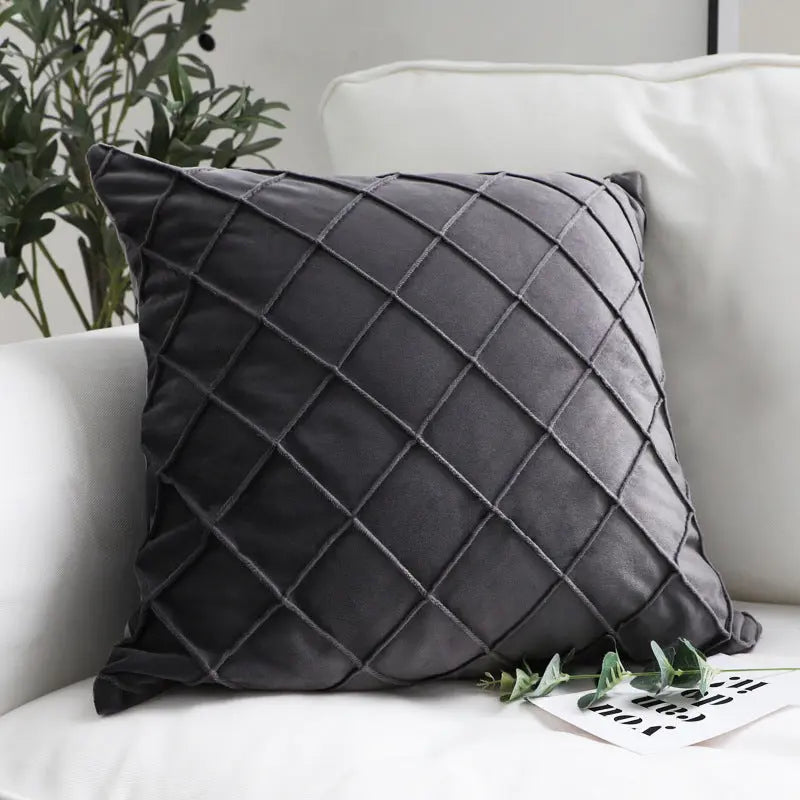 Housse de Coussin Velours ECLARA D13-50x50cm-1pcs