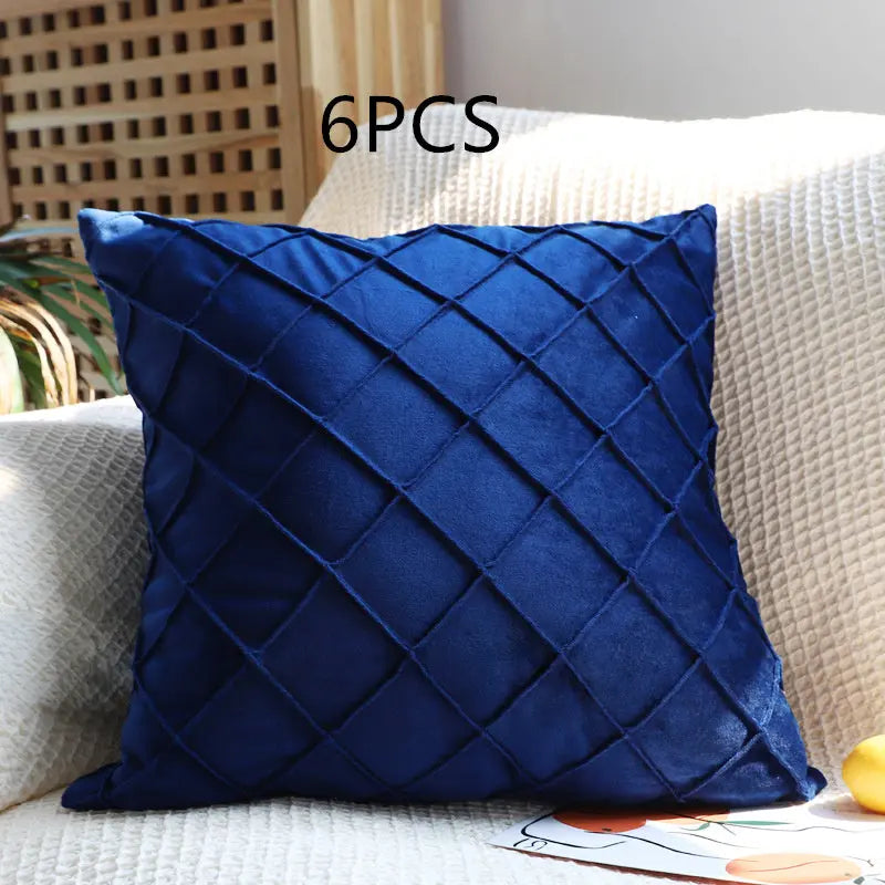 Housse de Coussin Velours ECLARA D34-30x50cm-6pcs