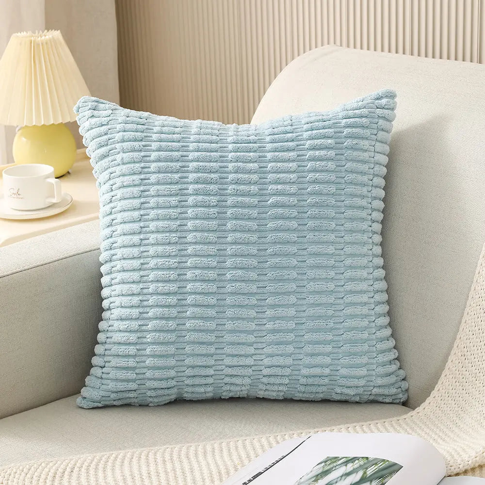 Housse de Coussin Velours LISCO Sky Blue-30cmx50cm Pillowcase