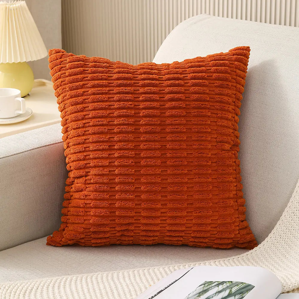 Housse de Coussin Velours MYLO Dark Orange-30cmx50cm With Pillow Core