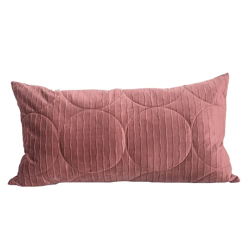 Housse de Coussin Velours Nordic CILECTED Red-50x90cm