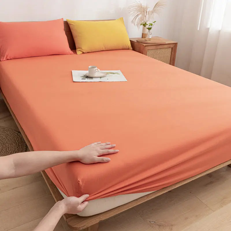 Housse de Matelas Coton Anti-Poussière PROTECTO Fashion orange-200X200cm twopiece suit