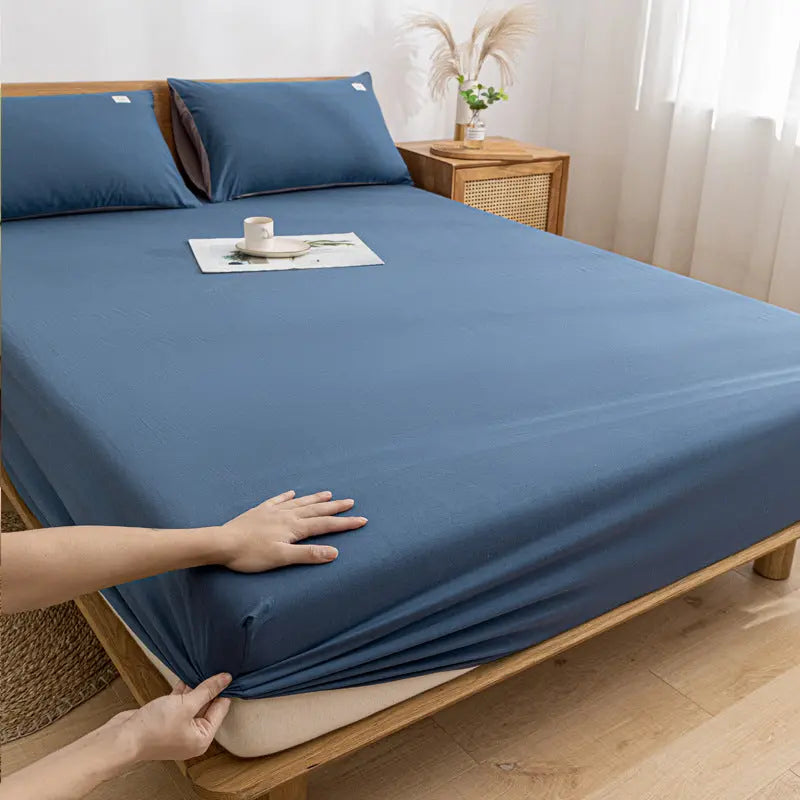 Housse de Matelas Coton Anti-Poussière PROTECTO Denim Blue-150X200cm twopiece suit