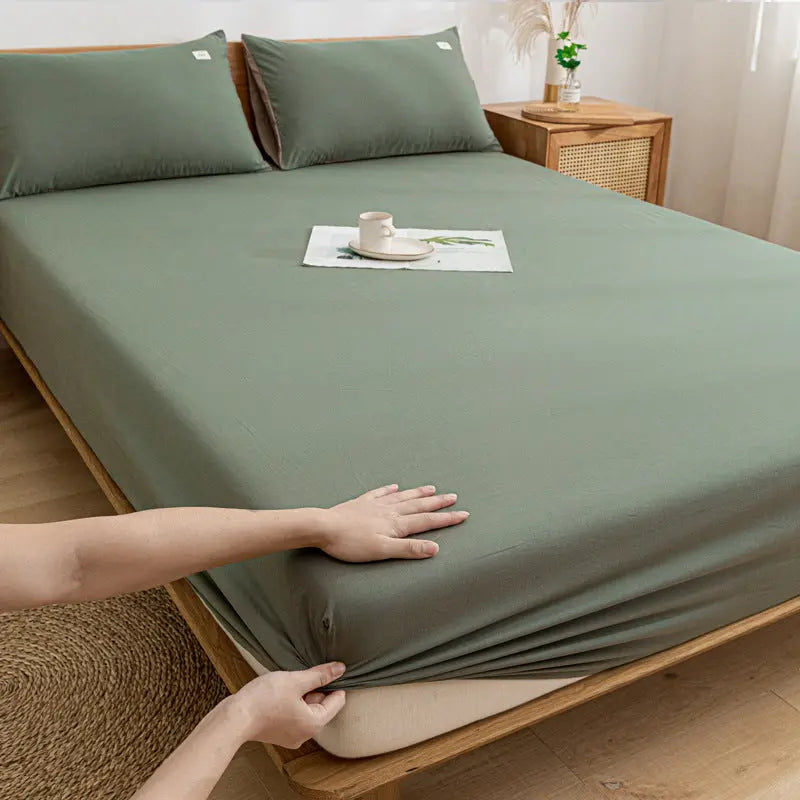Housse de Matelas Coton Anti-Poussière PROTECTO Vintage green-150X200cm twopiece suit